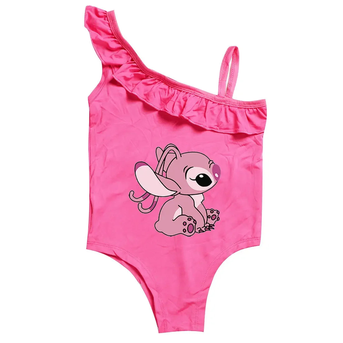 Costume da bagno bimba nuovo intero Cartoon Stitch 3-10y